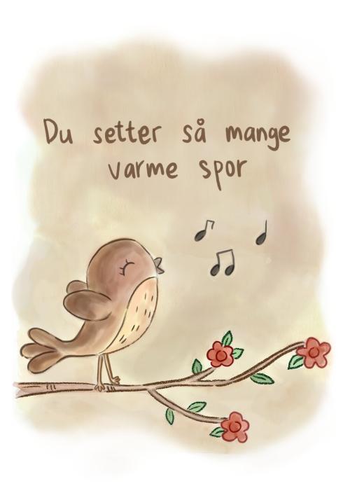 Kort med mening - Så mange varme spor