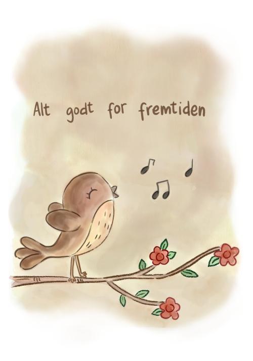 Kort med mening - Alt godt i fremtiden