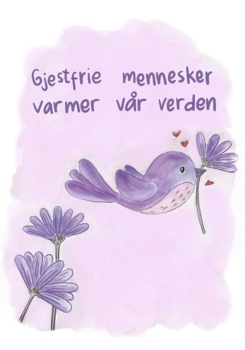 Kort med mening - Gjestfrie mennesker varmer vår verden