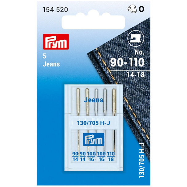 Prym Symaskinnåler 5stk – Jeans 130/705 – 90-110