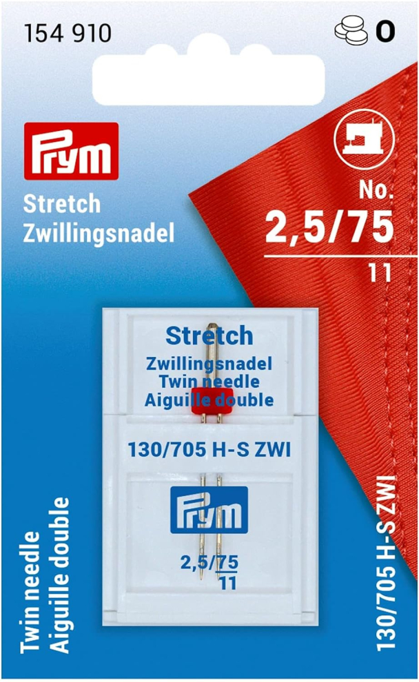 Prym Symaskinnåler Tvilling – Strech 130/705 – 75/2.5mm