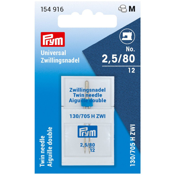 Prym universal tvillingnål 2,5/80