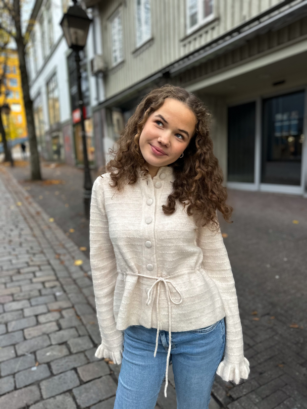 Thellis Knit Cardigan - Birch - Image 2