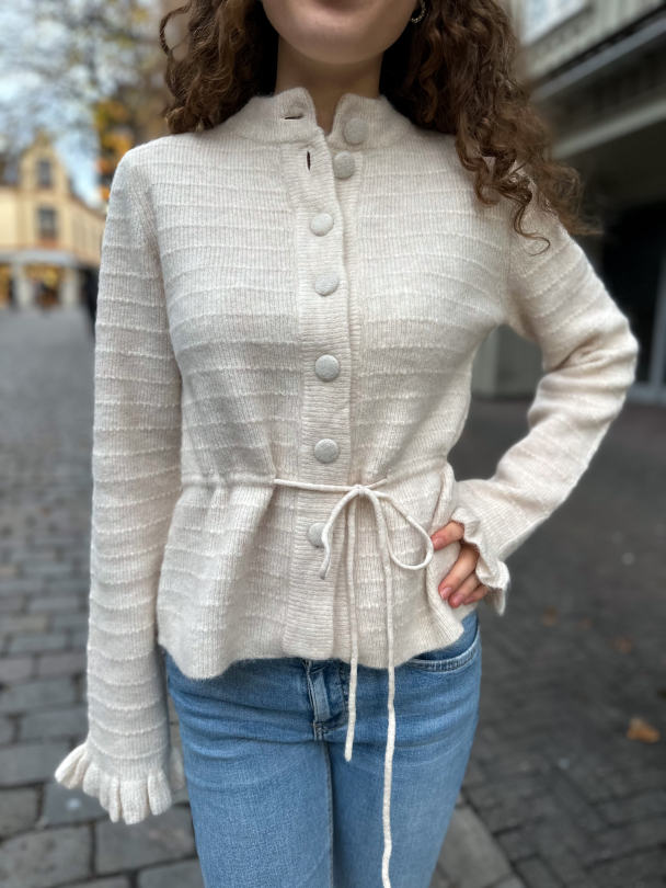 Thellis Knit Cardigan - Birch - Image 1