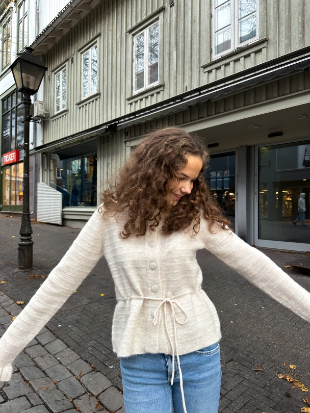 Thellis Knit Cardigan - Birch - Image 5