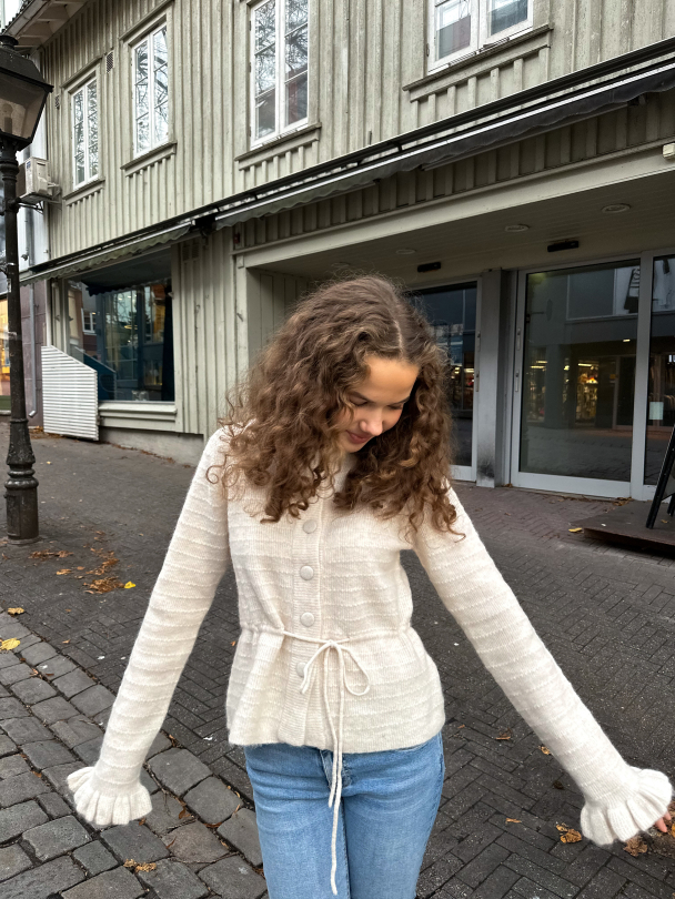 Thellis Knit Cardigan - Birch - Image 6