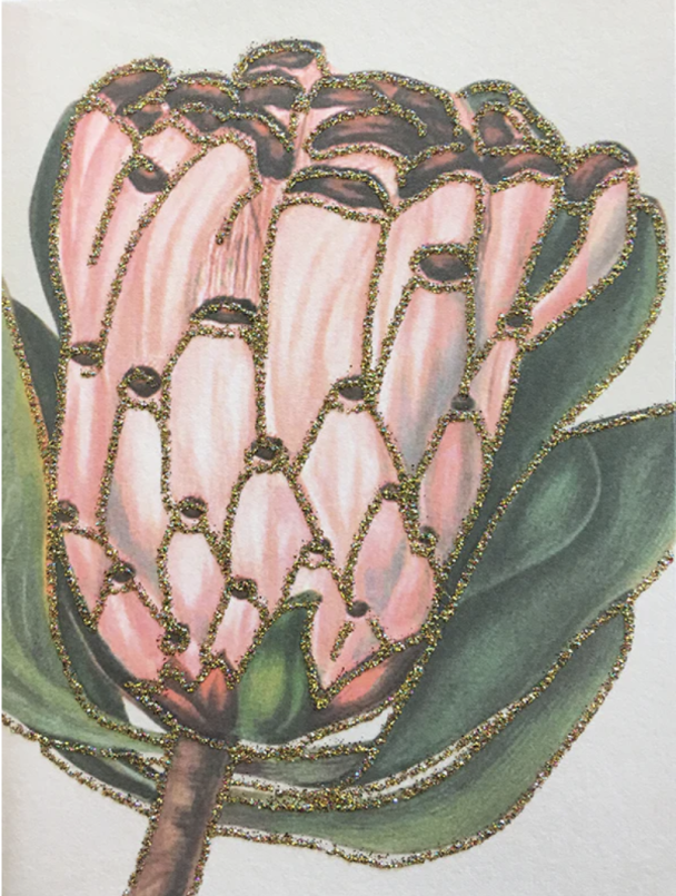 Stort kort med blomster-motiv - Image 3