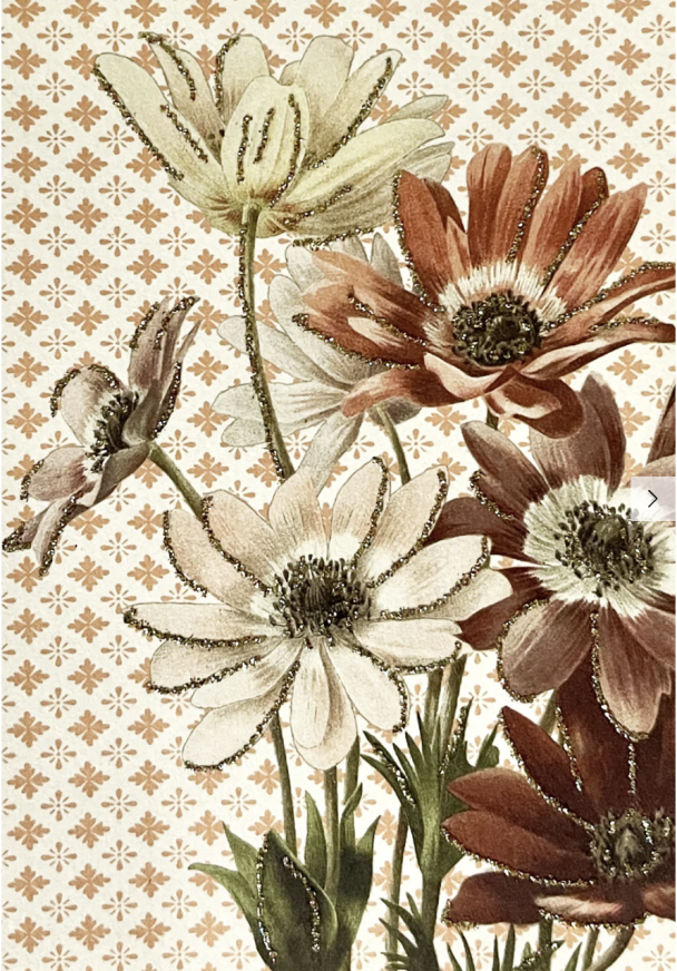 Stort kort med blomster-motiv - Image 4