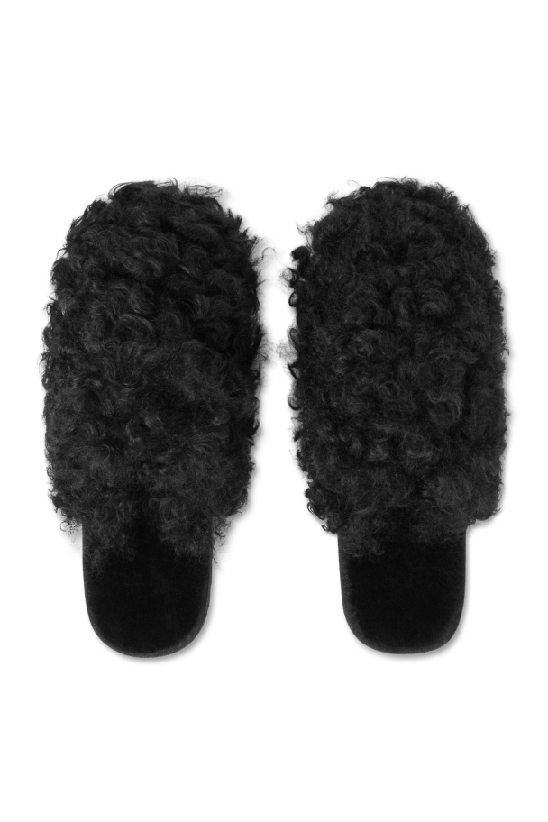LOUNGE SLIPPERS - SHEARLING - BLACK - Image 1