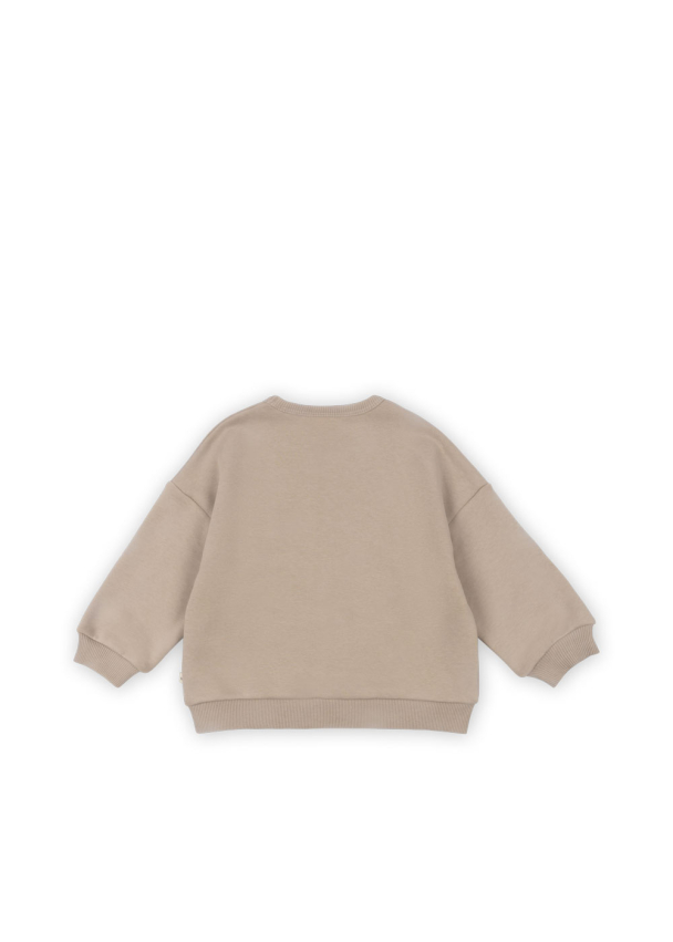 Lou Terry Sweat Shirt - Oxford Tan - Image 2