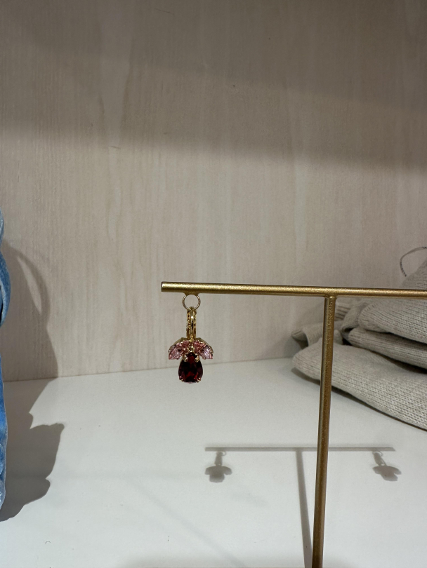 Petite Timo  Earrings -  Scarlet Combo  - Image 3
