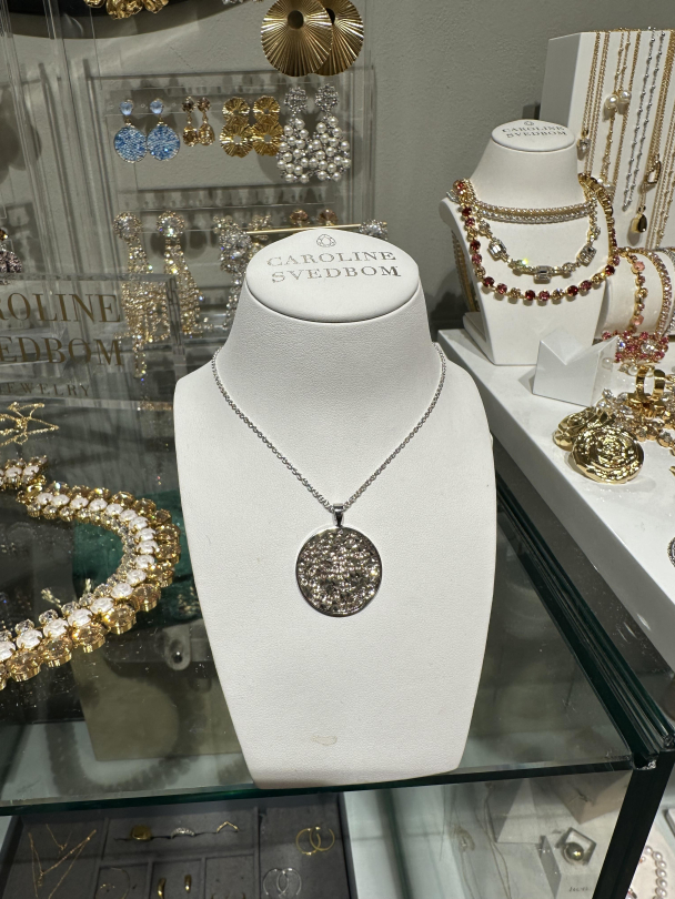 Chloe Necklace - Rhodium / Cal Gold  - Image 2