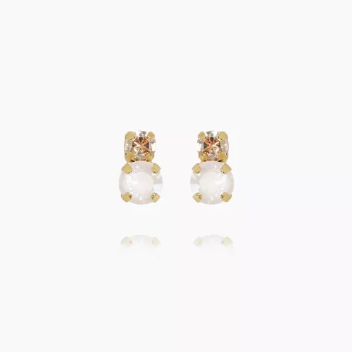 Leah Earrings - Electric White Combo 