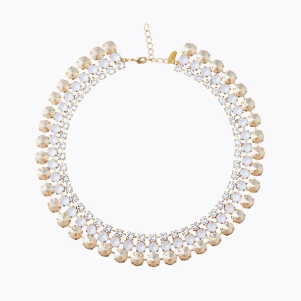 Elora Necklace Gold - Electric White  - Image 1