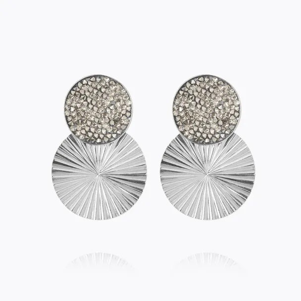 Lizzy Earrings Rhodium  - Cal Gold  - Image 1