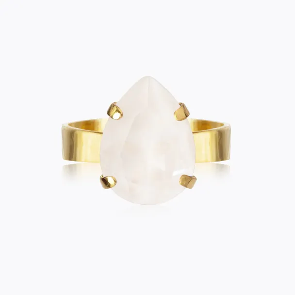 Mini Drop Ring - Electric White 