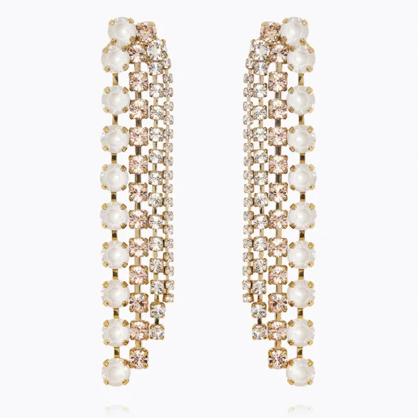 Camilla Earrings Gold - Electric White  - Image 1