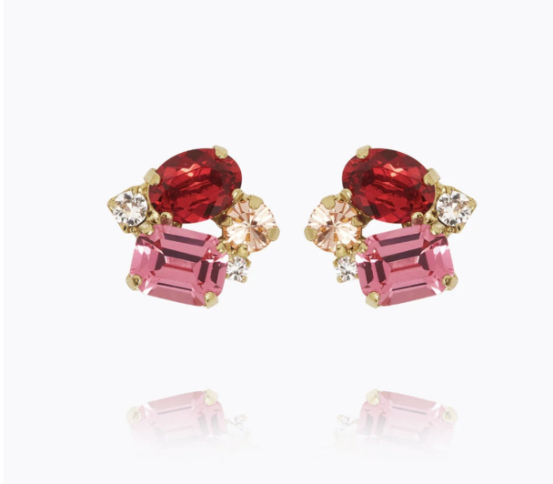Petite Carolina Earrings - Scarlet Combo  - Image 1