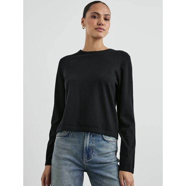 Cotton Cashmere Long Sleeve Tee