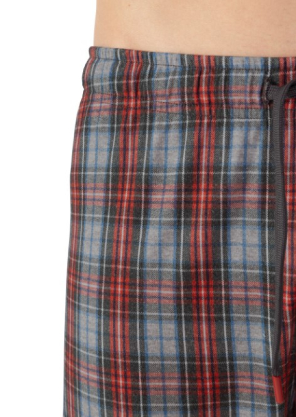 Checkered pattern, light grey melange - Image 3