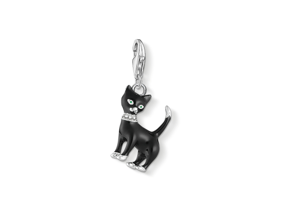 Thomas Sabo - Svart Katt Charm