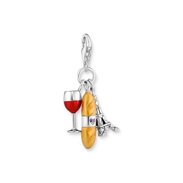 Thomas Sabo - Eiffeltårnet, Vin & Baguette Charm