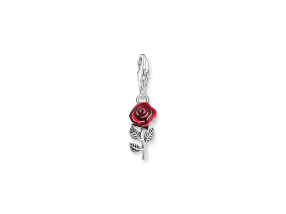 Thomas Sabo - Rød Rose Charm