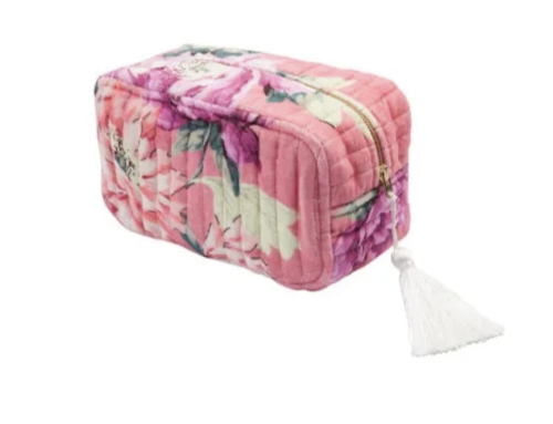 Cosmetic Bag  - Pink Posy