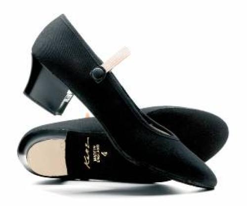 Karaktersko i canvas Cuban heel