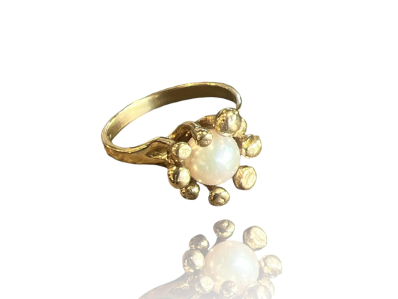 Klosterfoss Vintage - Perle ring 585