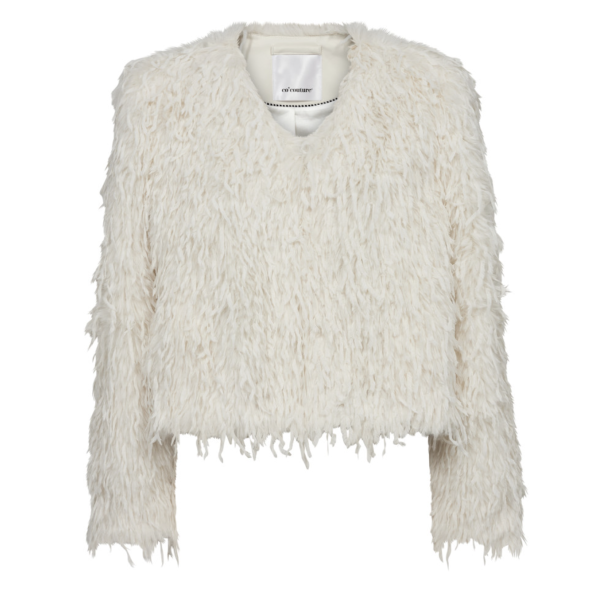 Feather Faux Fur Jacket   |   Feather Faux Fur Jacket fra Co´Couture