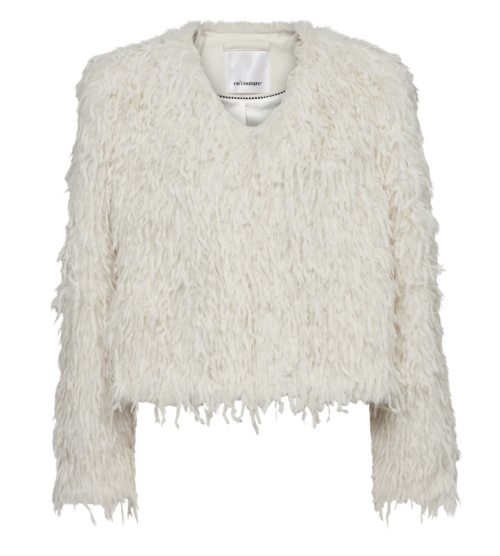 Feather Faux Fur Jacket   |   Feather Faux Fur Jacket fra Co´Couture