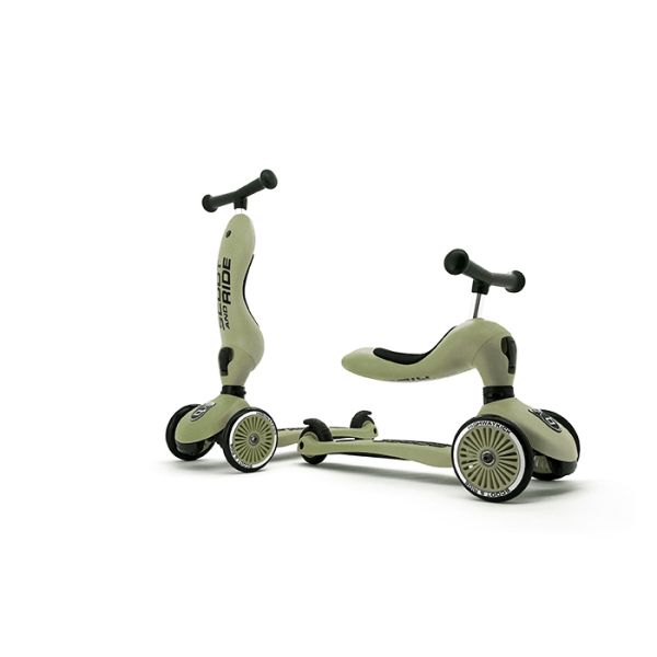 Scoot & Ride | Sparkesykkel Highwaykick 1 - Olive