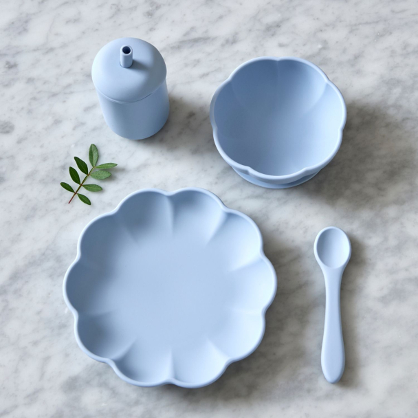 Jack o Juno | Little Poppy Dining Set - Pale Blue - Image 1