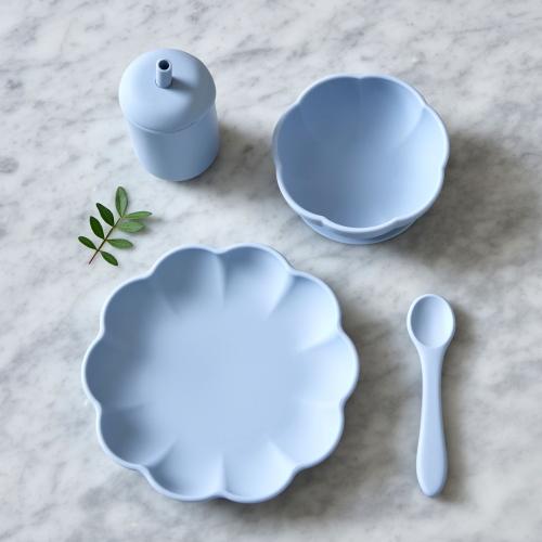 Jack o Juno | Little Poppy Dining Set - Pale Blue