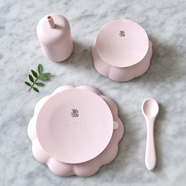 Jack o Juno | Little Poppy Dining Set - Light Pink - Image 2