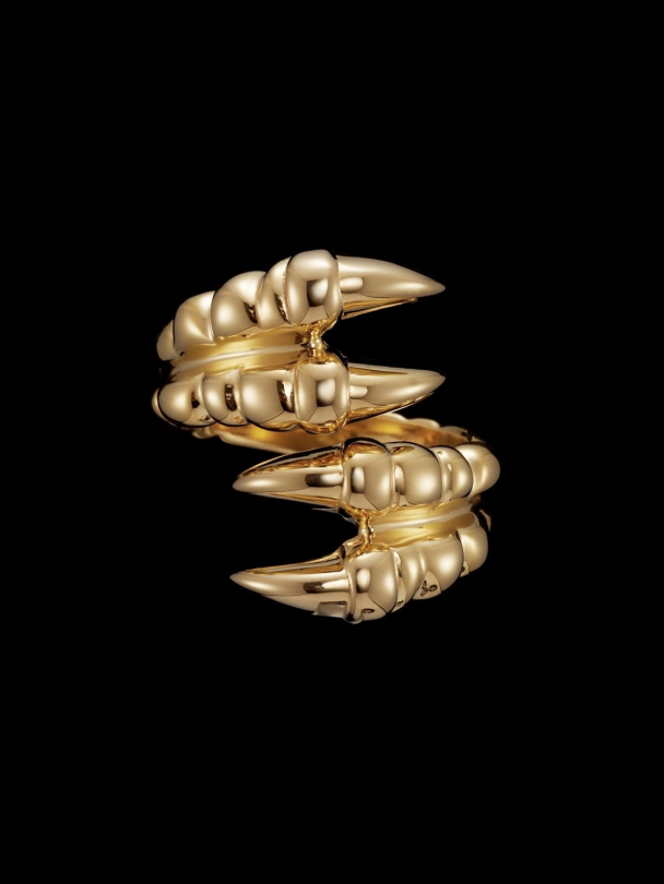 Claw Ring Double Gold-plated Silver - Image 2