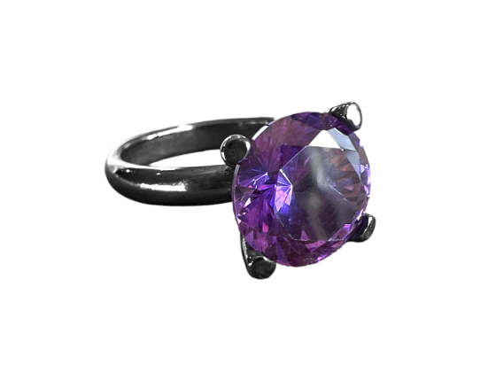 Jubileumsring - Alexandrite 925, oksidert