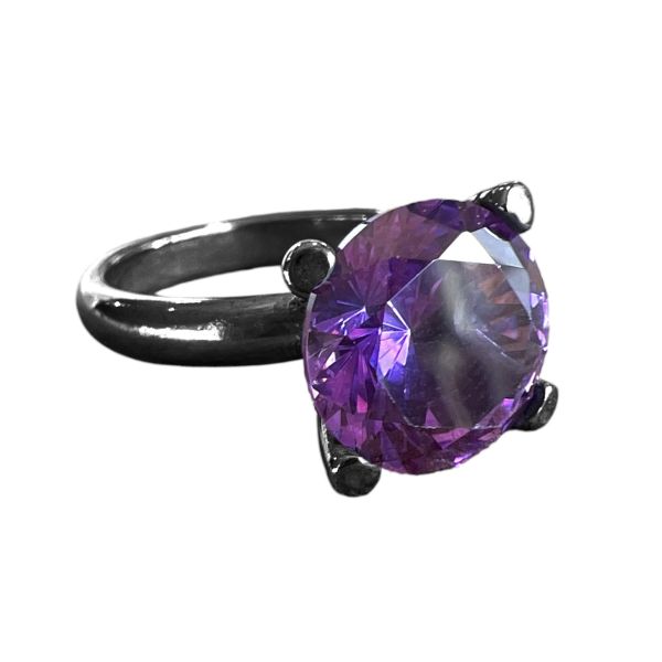 Jubileumsring - Alexandrite 925, oksidert