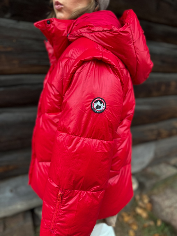 Kirchberg Padded Jacket - Scarlet Red - Image 2