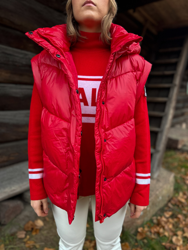 Kirchberg Padded Jacket - Scarlet Red - Image 4