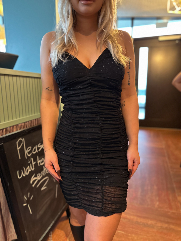 Glimma Mini Dress - Black - Image 1