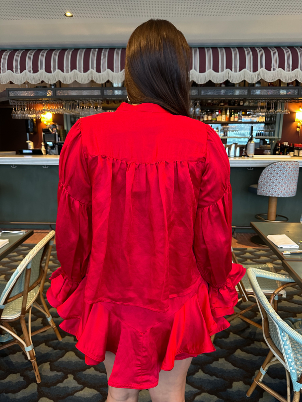 Coco Blouse - Red - Image 2