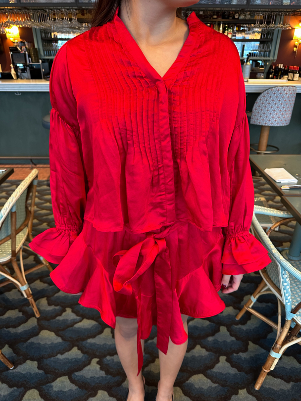 Coco Blouse - Red - Image 1