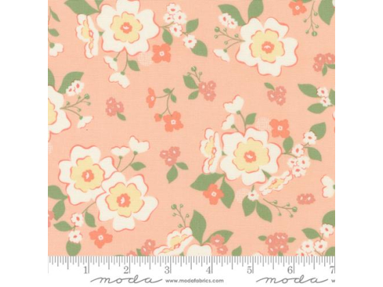 Dainty meadow peach floral