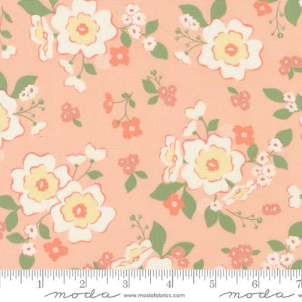 Dainty meadow peach floral