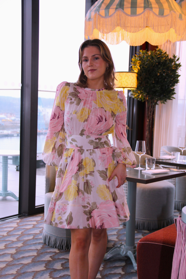 Viscose Tieband Dress - Day Bouquet - Image 4