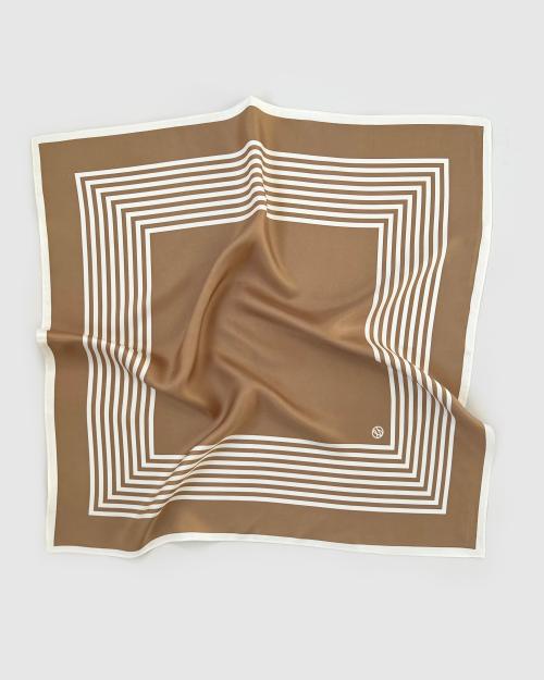 NO.9 Scarf - Cappucino - 65 cm