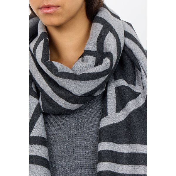 Hartley Scarf Drk Grey