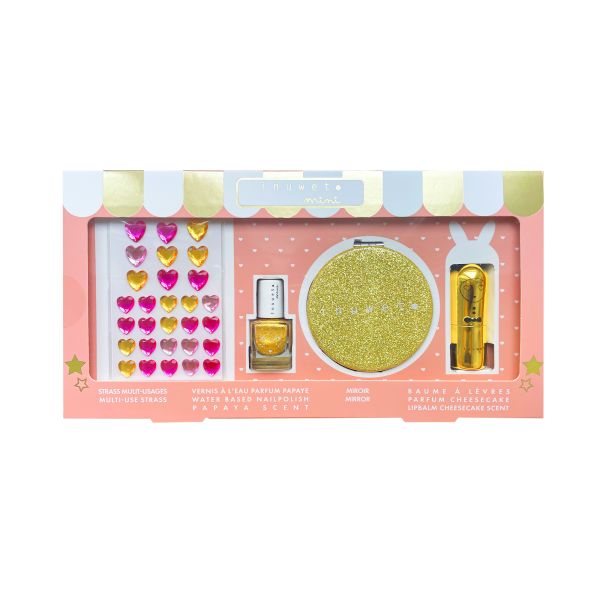 Inuwet | Mini Glitter Girl Gold Set